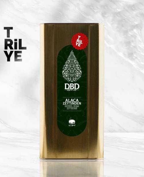 Trilye Alaca Hasat Zeytinyağı 5 Litre - Teneke